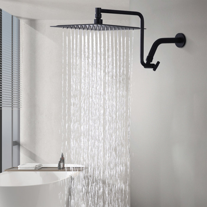 YDmeet Rain Adjustable Shower Head 2.5 GPM GPM with Aerating Wayfair